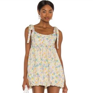 NWT Lovers + Friends Kian Mini Dress in Catherine Floral Size Large
